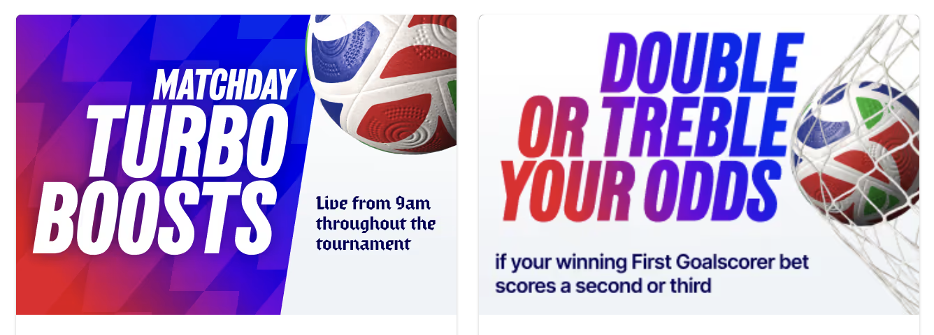 Example Offers at Betfred